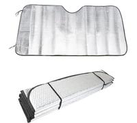 Parasol para Ventanilla Coche, Parabrisas, Nieve, Hielo, Protección Anti-UV, Cubierta Bloque Delantero Y Trasero, Visera para Automóvil Parasol para Parabrisas