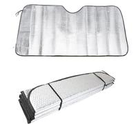 Parasol para Ventanilla Coche, Parabrisas, Nieve, Hielo, Protección Anti-UV, Cubierta Bloque Delantero Y Trasero, Visera para Automóvil Parasol Coche(150x80CM)