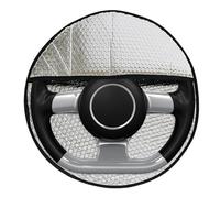 Parasol para volante, protector térmico, cubierta reflectora de papel de aluminio, accesorio de refrigeración antiquemaduras, lámina de aislamiento térmico, escudo de protección UV para conducción en