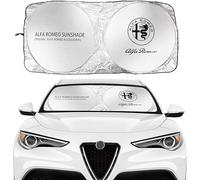 Parasol Parabrisas de Automóvil, para Alfa Romeo Giulia 147 156 159 Mito Stelvio Sportiva Giulietta Blocks UV Rays Protector Parasol Plegable, Mantenga Su Vehículo Más Fresco