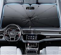 Parasol Parabrisas Delantero para Coche para Genesis GV80 G70 for Coupe G80 GV70 G90 GV90 for AWD Custom, Parasol Plegable de Coche, Paraguas Parasol Parabrisas, Anti UV Rayos,A