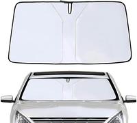 Parasol Parabrisas para Coche para VW Polo Hatchback 2017-2022, Parasol Coche Delantero Fácil de Instalar Interior Accesorios,Silver