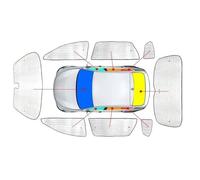 Parasol Parabrisas Parasol Para Parabrisas De Coche, Protección UV, Cortina Lateral, Visera, Para Mercedes Para Benz CLASE GLE COUPE C292 W167 2015-2019. Parasol Luna De Coche(1 juego)