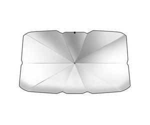 Parasol Paraguas Coche Delantero para Volvo S60 NE 2020-2023, Resistencia a la luz y al Calor Sombrilla Coche Interior Parabrisas,B-125cm*65cm