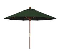 Parasol Paraguas para Paraguas de Madera para Paraguas, una Gran Cubierta Protectora con Viento Ven, Resistente a la desventaja y último para el parae de la Playa al Aire Libre (Color: biberón Verde,