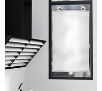 Parasol Persianas TelescóPica Estores Enrollables Opacos Persiana de Ventana con Ventosa Aislamiento térmico,Cortinas Opacas Ajustables,Red retráctil Oscurecimiento Total (50x125cm)