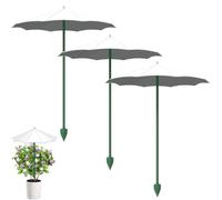 Parasol Plantas, 3 Colores Protección UV Mini Sombra para Jardin, Impermeable Sombrilla para Plantas Exterior, Ligero Planta Sombrilla Balcon Pequeño, para Balcones & Jardines