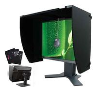 Parasol Plegable antirreflejos for Monitor, Visera Ajustable for Pantalla de 24 a 27 Pulgadas, Panel Lateral con sombreado, antirreflejos, for Pantallas de Ordenador y portátiles, Oficina y Juegos