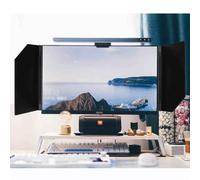 Parasol plegable antirreflejos para pantallas de 24 a 27 pulgadas, ángulo ajustable de 180°, panel lateral de sombreado de pantalla, accesorios de computadora de escritorio (1 juego)