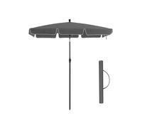 Parasol rectangular para balcón Gris