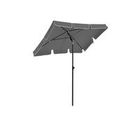 Parasol Rectangular para balcón Gris