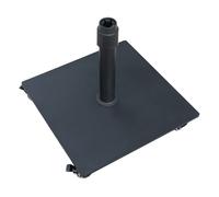 Parasol recto con ruedas válvulas