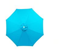 Parasol Reemplazar la Tapa para Jardín, Tela de Repuesto para Sombrilla 8 Varillas, Protección UV Toldo de Repuesto 200/230/250/280/300cm para Parasol(Azul Oscuro,8ribs:3m/9.8ft)