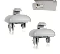 Parasol Reemplazo Clip, Visera para Gancho, Clip para Visera de Coche, Clip Interior de la Visera del Coche, Clip de Gancho para Parasol de Coche, Soporte para A1 A3 S3 A4 S4 A5 S5 Q3 Q5 TT, Gris