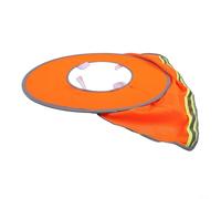 Parasol reflectante para casco, accesorio de tela transpirable para proyectos de construcción de verano para proteger contra quemaduras solares y mejorar la seguridad de los trabajadores (B)