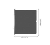 Parasol retráctil para ventana de coche, enrollable, de 40 x 125 cm, para rayos UV