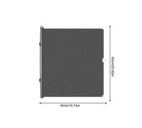 Parasol retráctil para ventana de coche, enrollable, de 40 x 60 cm, protección solar contra los rayos UV y