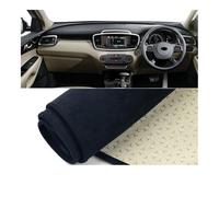 Parasol Salpicadero Coche Cubierta Salpicadero Coche Alfombrilla Antideslizante Evitar Luz Compatible Con Kia Para Sorento 3 UM 2015 2016 2017 2018 2019 2020(B Black RHD)