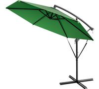 Parasol semáforo aluminio verde Ø300cm Protección UV 50+