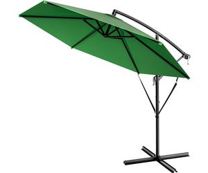 Parasol semáforo aluminio verde Ø300cm Protección UV 50+