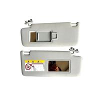 Parasol Solar Automóvil Repuesto Para Octavia 2014 2015 2016 2017 Con Deflector Luz Para Espejo Maquillaje Color Gris Parasol Izquierdo Y Derecho(1 Pair)