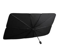 Parasol Tipo Paraguas para Parabrisas Delantero, Protector Solar Plegable UV para Parabrisas y Ventana Trasera, Accesorio Universal para Auto (M)