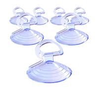 Parasol transparente para parabrisas de coche, ventosa pequeña de PVC transparente, ventosa de vidrio automotriz, paquete de 20