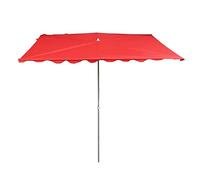 Parasol Umbrella 9.8m Large Parasol Umbrella, Outdoor Heavy-Duty Sun Shading Patio Umbrellas with 4 Steel Ribs, Inclined (Color : Red)