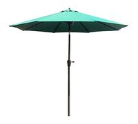 Parasol Umbrella Garden Parasol Umbrella for Table, Outdoor Windproof Sunscreen with 3.8cm Bold Support Poles, UV Protection Patio Umbrellas, Green