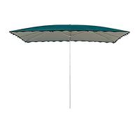 Parasol Umbrella Rectangular Parasol Umbrella 10ft, Large Outdoor Steel Porch Umbrellas with 6 Ribs, for Restaurant Cafe, Excl. Base (Color : Green)