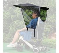 Parasol universal para silla de ruedas eléctrica, ajustable, cubierta de lluvia para silla de ruedas, plegable, toldo, toldo, accesorios para sillas de ruedas
