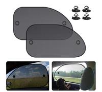 Parasol universal para ventanilla de coche (2 unidades): protege del sol y los rayos UV para tu hijo. Bloquea m s del 98 % de los da inos rayos U