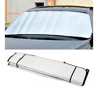 Parasol universal reflectante para parabrisas de coche, de aluminio y color plateado