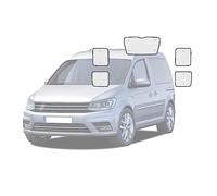 Parasol Ventana Coche para VW para Caddy MK3 2003~2019, Cubiertas Completas para Coche, Parasol para Coche, Cubierta Parasol para Ventana cortinillas para Coche (Size : Rear Windows)