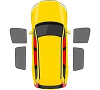 Parasol Ventana Lateral Coche para VW Beetle 1998-2003 2004 2005 2006 2007 2008 2009 2010 2011 2012, Cortina para Parabrisas Delantero Trasera Protección Solar Coche Accesorios