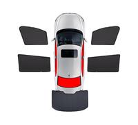Parasol Ventanas Coche para Citroen DS 7 Crossback E-Tense 2019-2022, Malla Transpirable Protección UV Parasol de Ventana Parasoles Magnético Accesorios,A/5pcs