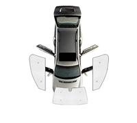 Parasol Ventanilla Coche para XPeng G6 2023, 2024 Y 2025, con Protección UV para Ventana Parasol De Cobertura Total(Front sunshades)