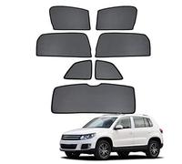 Parasoles 2 parasoles magnéticos para Ventana Trasera de Coche Tiguan 5N 2007-2016, protección Solar UV, para Dormir