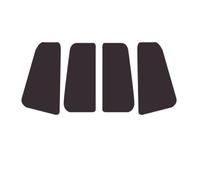 Parasoles Coche para Tesla para Model X 2024 Protector Delantero Trasero Parasol De Techo Corredizo Malla Tragaluz Persiana Parasol Parabrisas(4pcs Side Window)