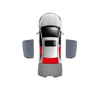 Parasoles Coche Parasol De Coche para Benz para Clase A para W169 160 180 2004-2012 Parabrisas Delantero Malla Magnética para Ventana Lateral Trasera Parasol Parabrisas(3PCS)