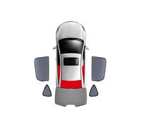 Parasoles de Coche Parasol Magnético para Coche Visera Cortina Lateral Protector para VW para Tiguan para Allspace 7 Asientos 2018-2024 Parasoles Coche(Rear 5pcs)