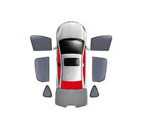 Parasoles de Coche Parasol Magnético para Coche Visera Cortina Lateral Protector para VW para Tiguan para Allspace 7 Asientos 2018-2024 Parasoles Coche(7PCS)