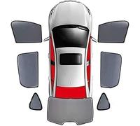 Parasoles Laterales para Depara para Fender 110 (2019-2023): Malla Transpirable, Protección De La Privacidad, 5 Unidades Parasol(E/7pcs-wholecar)