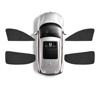 Parasoles Laterales para Volkswagen Polo 2001-2009 - Transpirable Protección contra Rayos UV Privacidad Ajuste Específico,4 PCS Front Rear