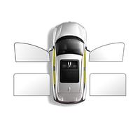 Parasoles para ventanillas de Coche Parasol para RS5 Coupé/Sportback F5/B9 2017-2023, Malla magnética Anti-UV, Parasol Trasero F1 para ventanilla Lateral y Parabrisas.(A 4 Pieces of Equipment)