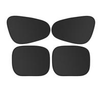Parasoles para ventanillas laterales de coche, 4 unidades, adsorción electrostática, plegables, protección solar para coche, para desplazamientos diarios, garaje, viajes, camping, sedán, camión, SUV