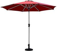 Parasols 270cm Garden Patio Table Umbrella with Tilt and Crank, Perfect for Outdoor Yard, Beach Commercial Event Market, Camping, Swimming P