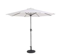 Parasols 9' Outdoor Patio Market Table Umbrella, Portable Offset Patio Umbrella For Poolside, Deck, Garden, Backyard, Pool Indoor Outdoor Use (Color : Off-White)