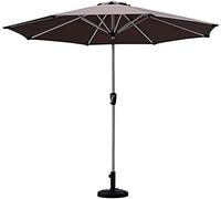 Parasols 9ft / 270cm Garden Patio Table Umbrella with Tilt and Crank, Perfect for Outdoor Yard, Beach Commercial Event Market, Camping, Swim