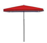 Parasols Blue/Red Outdoor Patio Market Umbrella, Perfect For Balcony Table Terrace Garden Deck Yard Shade Or Pool Side, Rectangular/Square (Color : Red, Size : 220cmtimes;180cm)
